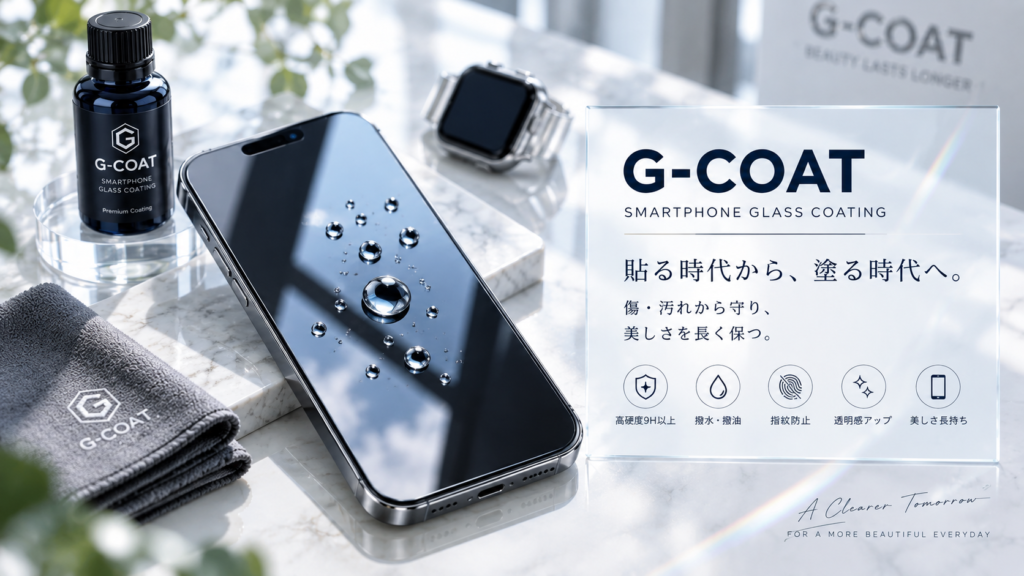 G-COAT　スマホのガラスコーティング施工