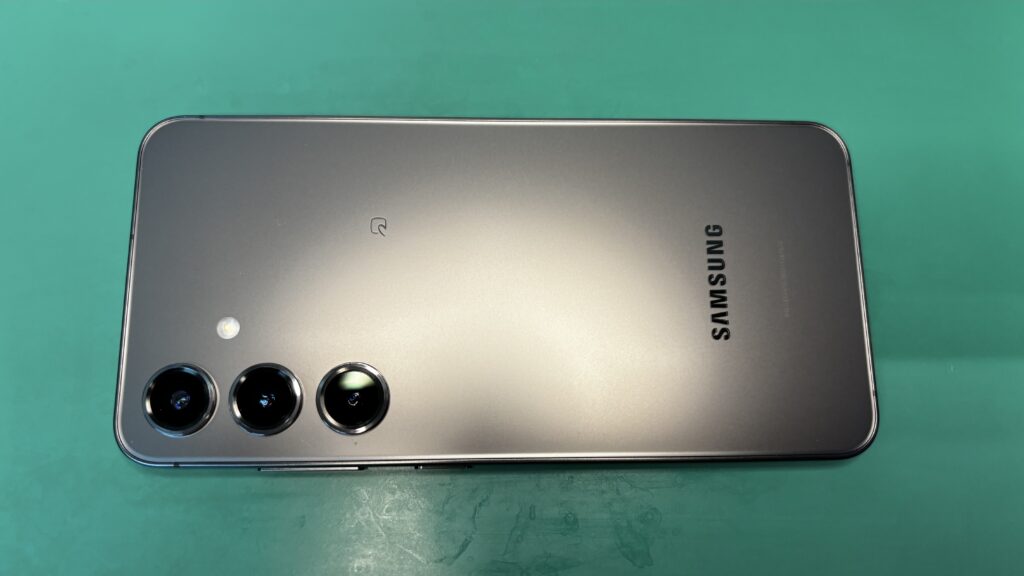 Galaxy S24 ガラスコーティング後の背面