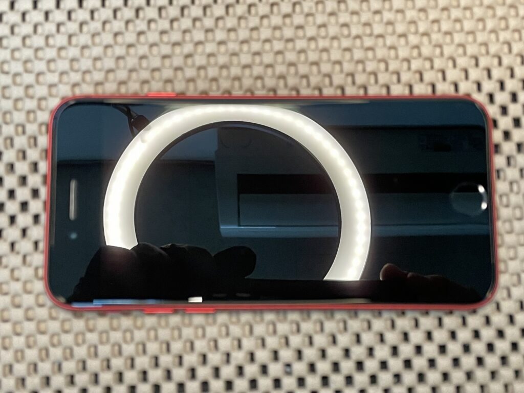 iPhone SE ガラスコーティング施工例 画面
