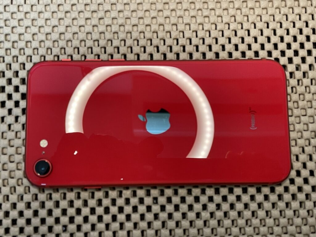 iPhone SE ガラスコーティング施工例 背面