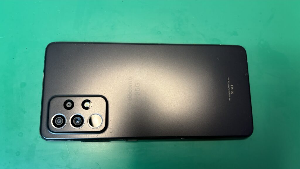 Galaxy A52 ガラスコーティング後 背面