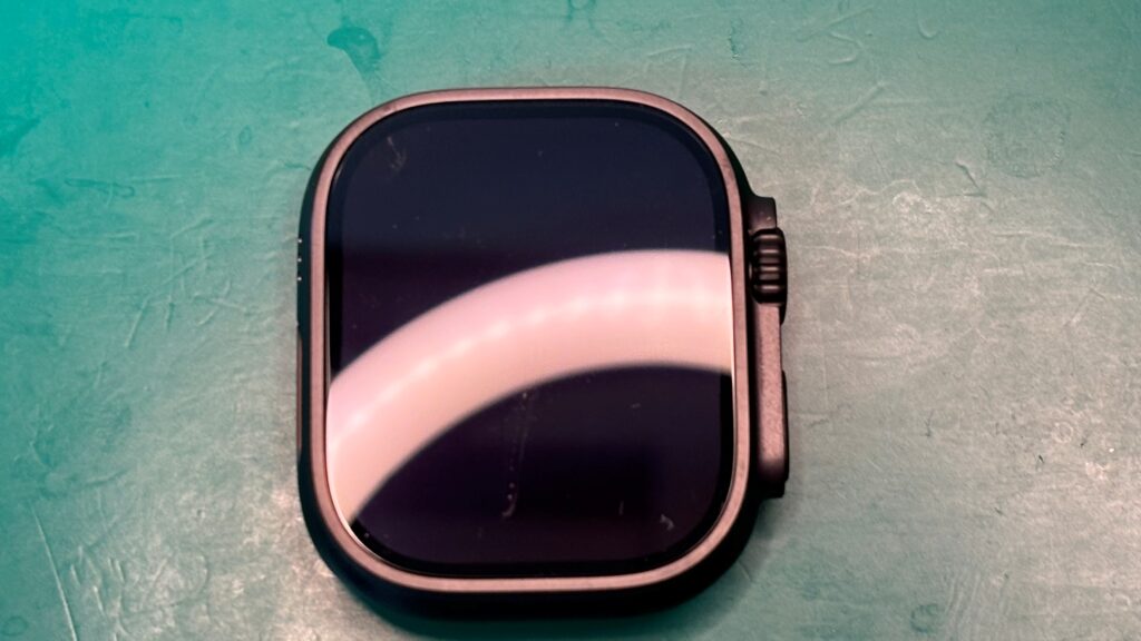 Apple Watch Ultra 3のガラスコーティング施工例