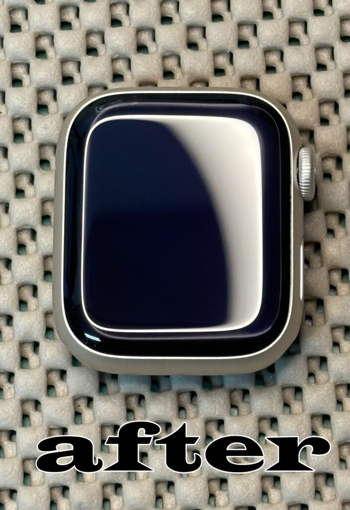 Apple Watch Series 9 ガラスコーティング施工前